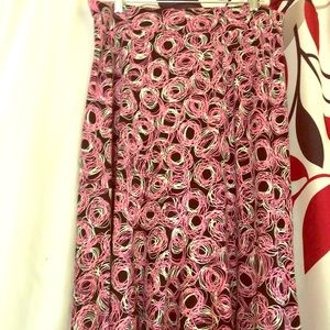 Women pink A-line skirt